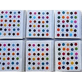 ATCUSA Premium Bindi 720 X Count Assorted Multi Color and Multi Size Indian Daily Use Forehead Bindi Round Dot Tattoo Body Art Sticker