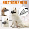 TANDD Dog Muzzle Soft Nylon Muzzle, Adjustable Breathable Mesh Dog