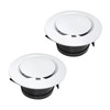Round Air Vent Cover, 6 Inch Adjustable, ABS Ceiling Vent,