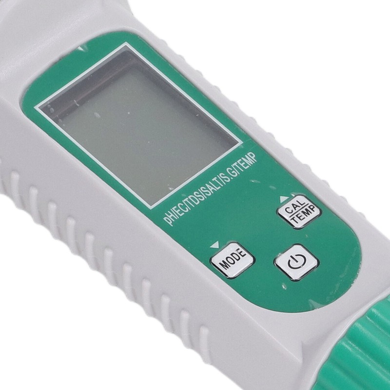 Water Quality Tester 6 in 1 PH EC TDS SALT
