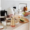 MAGICLULU Salt Pepper Shaker Set Stainless Steel Condiment Bottles Lids
