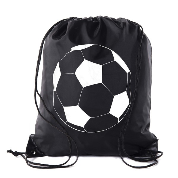 Soccer Party Favors | Soccer Drawstring Backpacks for Birthday Parties,