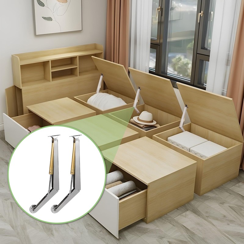 LALAGO Gas Lift 150N/PC, Lid Support Hinges Hold in Any