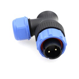 ZBLZGP WEIPU SP21 SP2110/P IP68 Waterproof 2 Pin Docking Screw Welding Cable Wire Connector (Right Angle Plug)
