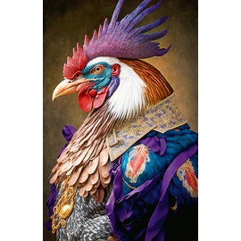 Ravensburger Puzzle Moment: Rooster General 200 Piece Jigsaw Puzzle for Adults - 12001323 - Handcrafted Tooling, Made in Germany, Every Piece Fits Together Perfectly