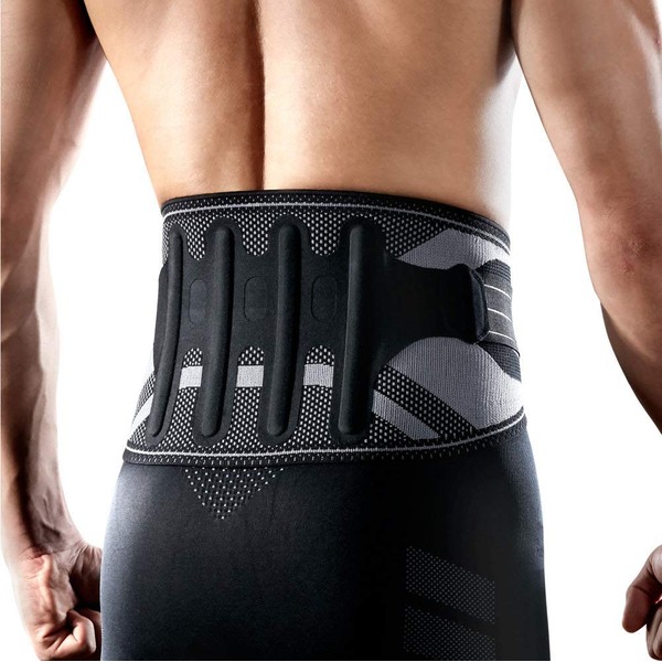 LP SUPPORT 161XT Men & Women Back Support 2.0 - Semi-Rigid Lumbar Support Belt - Enhanced Compression for Extra Stability and Superior Support (Medium)