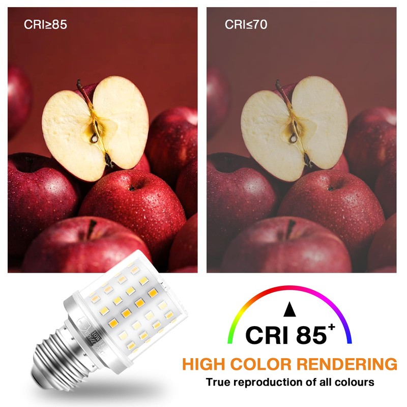 MIAOKE E26/E27 3 Way LED Bulb,10W 3 Light Mode Dimmable，900Lumen