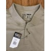 5.11 New 5.11 TACTICAL Mens Silver Tan Utility Polo Shirt