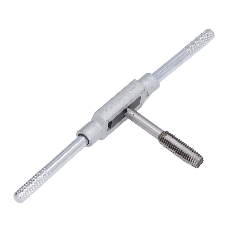 12Pcs Drill Tap Die Wrench Manual Thread Tapping Tool Set