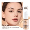 Matte Full Coverage Liquid Foundation, Waterproof & Long-Wearing Soft Lightweight