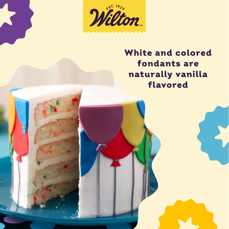 Wilton Decorator Preferred Easy to Roll Fondant for Cakes, Cupcakes