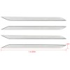TESIN 4X Chrome Inner Door Decoration Trim Strips For Dodge