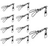 Granmagazz 10 Pcs Double Screw Sarkan Swivels Fishing Tackle Octopus