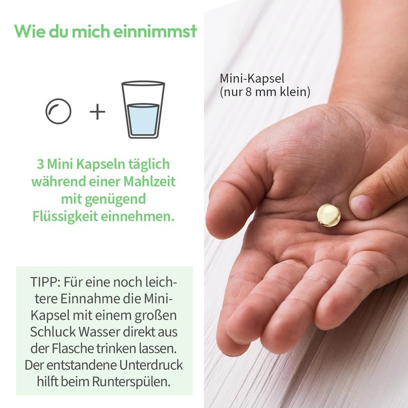 Algae Oil Capsules for Children - Vegan Omega-3 - No
