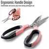 Beaditive Multi-Purpose 8" Kitchen Shears - Detachable, Serrated Blades, Japanese