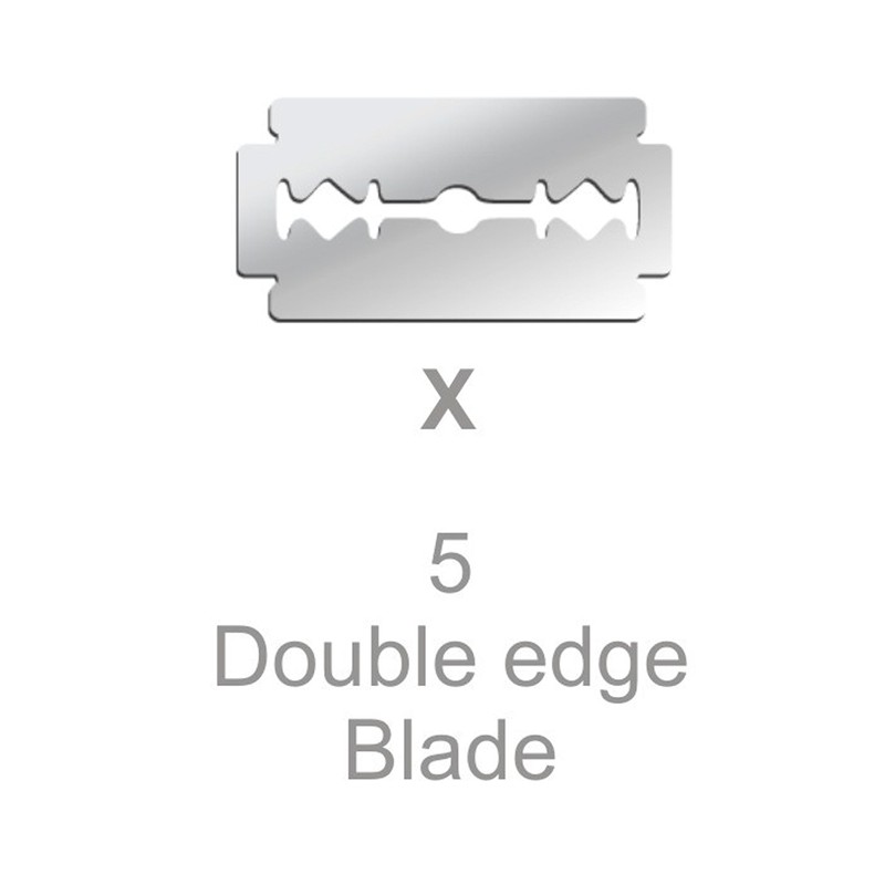 Pearl Double Edge Shaving Safety Razor For Men 2 Pieces