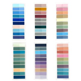 Writable Transparent Sticky Index Tabs – Morandi Color Page Markers & Label Stickers for Notes, Books, Files, and Organization