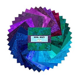 Wilmington Prints Royal Nights-5 Karat Gems-Revised 9/17/19, Blue