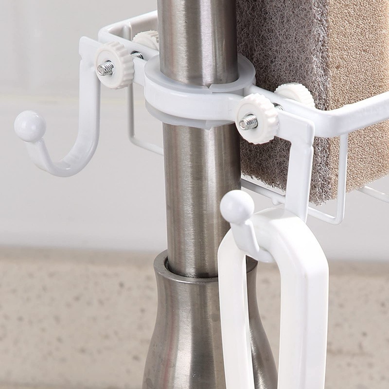 JU YING Sink Organiser Sponge Holder Hanging Stainless Steel Shower
