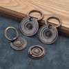 Jinyuanchao Drop Ring Handles Dresser Ring Pull Brass Oil-Rubbed Bronze