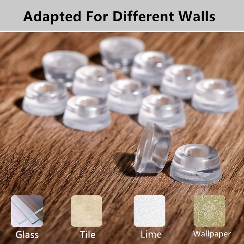 Wall Protectors from Door Knobs 12PCS, Door Knob Wall Protector,