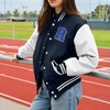 Single 4.5" Blue Chenille Varsity Letter Patch – Iron-On Applique