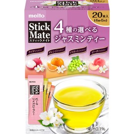 Meito Sangyo Stickmate Jasmine Tea Assortment, 20 P x 3 Packs