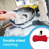 Silicone Dish Sponge - Dishwashing Kitchen Scrubber - Double Sided