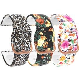 Chofit Bands for JeeJTek TGW101,TGW008/OYV TGW101, TGW008/Kuizil T70 Smart Watch Band Pattern Breathable Silicone Wristband Straps Bracelet Replacement Band