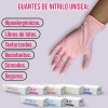Guantes Nitrilo Uniseal Rosa Claro 200 Resistentes