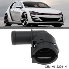 ECSiNG 2 x Coolant Flange 1K0122291H Coolant Hose Connector Compatible with VW