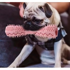Juguete de Caucho Suave para Masticar y Limpiar Dientes – Cepillo Dental para Perros Pequeños –Mordedera para Perro Raza Chica – Juguete para Perro Us