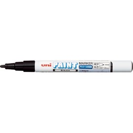 uni PXA210.24 Alcohol Paint Marker, Fine Point, Black