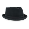 Belfry Crushable Porkpie Large, Black