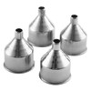 YWQ 6 Pcs Stainless Steel Flask Funnels, Set of 6