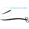 Innotech Aquarium Scissors 25 cm Aquarium Cleaning Wave Scissors Black