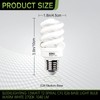 UNITEDLUX E26 Spiral CFL Light Bulbs Medium Base 13Watt (60Watt
