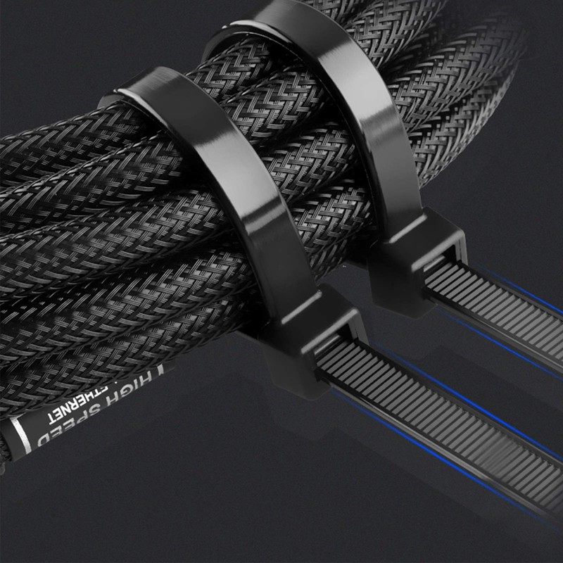 100Pcs 8 Inch Heavy Duty Industrial Zip Toes 40lbs Tensile