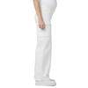 HUDSON Women's Utility Wide Leg Cargo Maternity, White