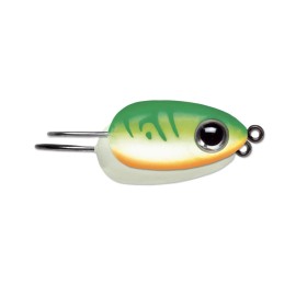 VMC Tear Drop Jig 1/4 OZ Glow Green Fire UV