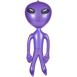 Rhode Island Novelty 36" Purple Inflatable Martian Alien Prop Toy Decoration