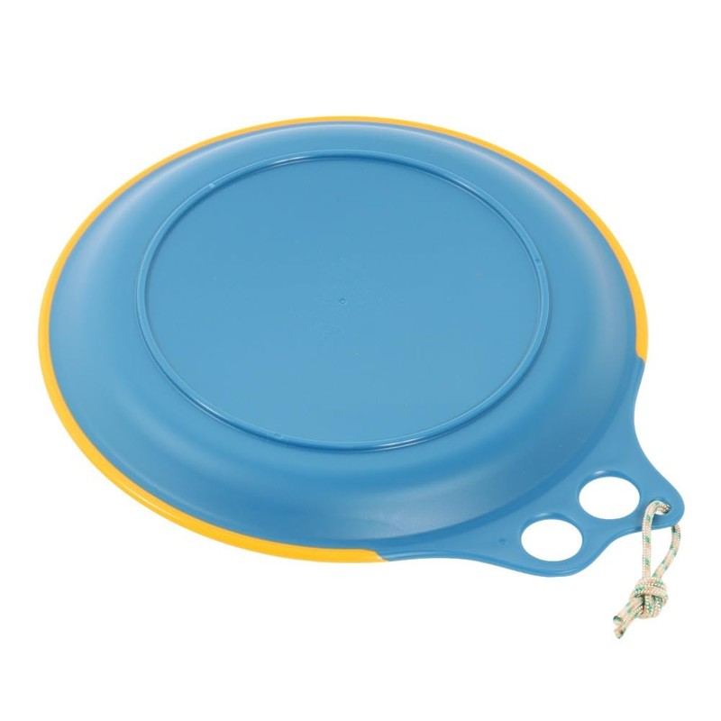 CHUMS CH62-1731-A081-00 Camper Dish Outdoor Plate, Blue/Yellow, Diameter 9.1 x