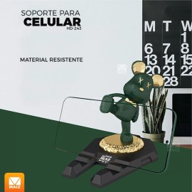 Maíz Soporte Base Celular Escritorio Figura Estatua Oso Kawaii