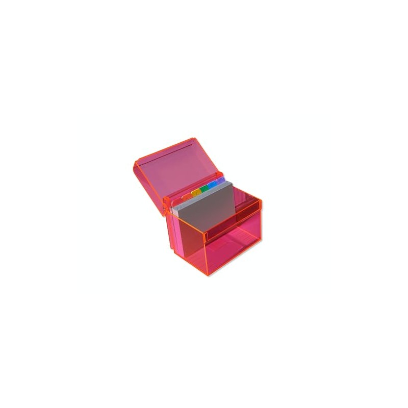 OSCO Neon Acrylic Index Box | Regular | A to