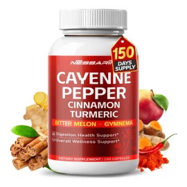 Nessarit Suplemento Pimienta De Cayena Natural 150 Cápsulas