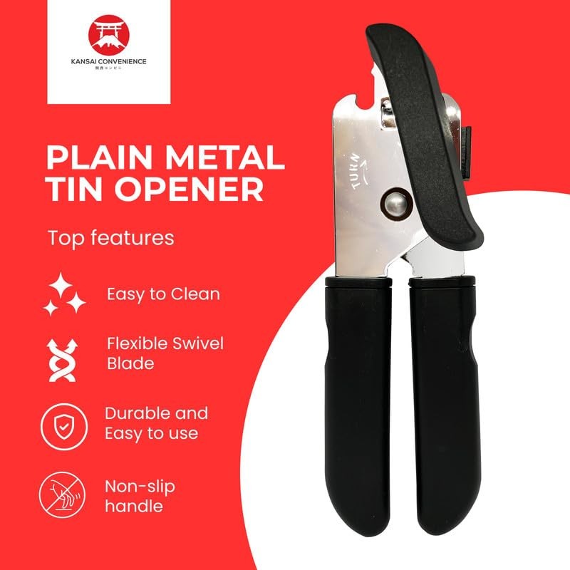 Kansai Convenience | Manual Can Opener | Safe Stainless Steel