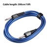1/4 Inch Audio Instrument Cable 10ft Noise Reduction Dual Straight