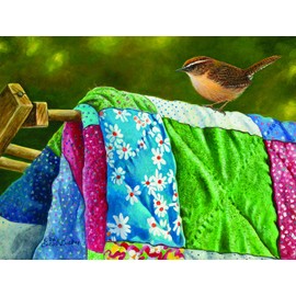 Carolina Wren 500pc Jigsaw Puzzle by Carol Decker