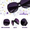 LVIOE Polarized Oversized Sunglasses for Women, Rhinestone Ladies Sunglasses with