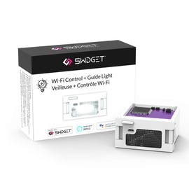 Swidget Wi-Fi Control + Guide Light Insert - Smart Home Device - Night Light for Kids and Adults - Compatible with Swidget Outlets & Switches for Power Monitoring and Remote Control